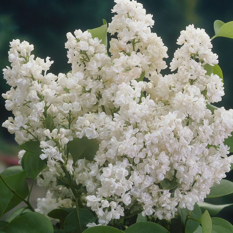 Syringa vulgaris Monique Lemoine. Syrin  1 plante i 9 cm potte